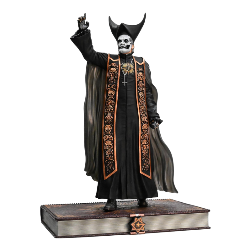 Ghost - Papa Emeritus in Black Robes Rock Iconz Statue