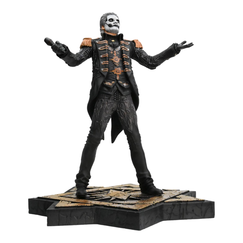 Ghost - Papa Emeritus in Military Jacket Rock Iconz Statue