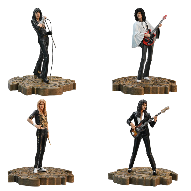 Queen 2 - Rock Iconz Statues Set of 4
