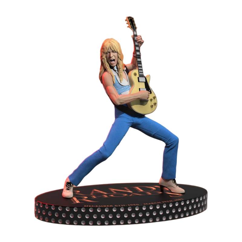 Randy Rhoads 4 - The Early Years (Blue Version) Rock Iconz Statue
