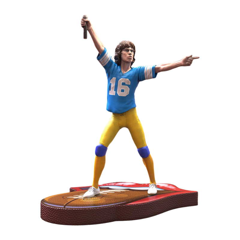 The Rolling Stones - Mick Jagger Tour 81 (Blue Jersey) Statue