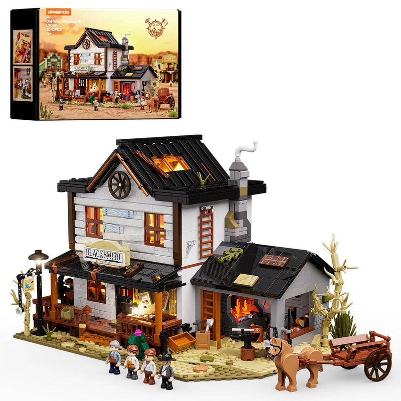 Lumibricks: The Old West - Old West Blacksmith Brick Kit