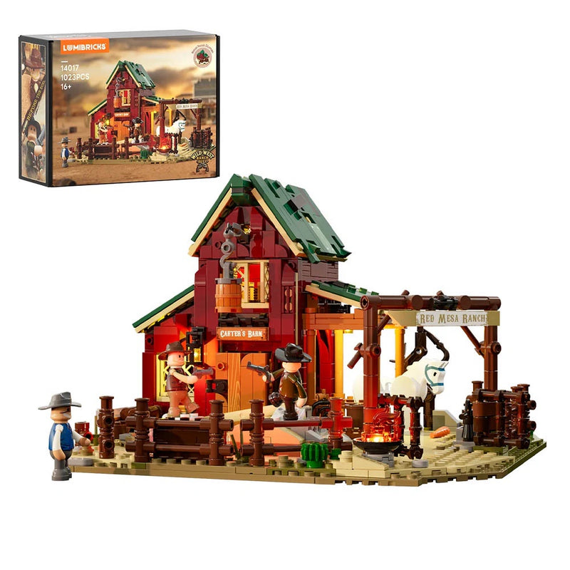 Lumibricks: The Old West - Wild West Ranch Duel Brick Kit