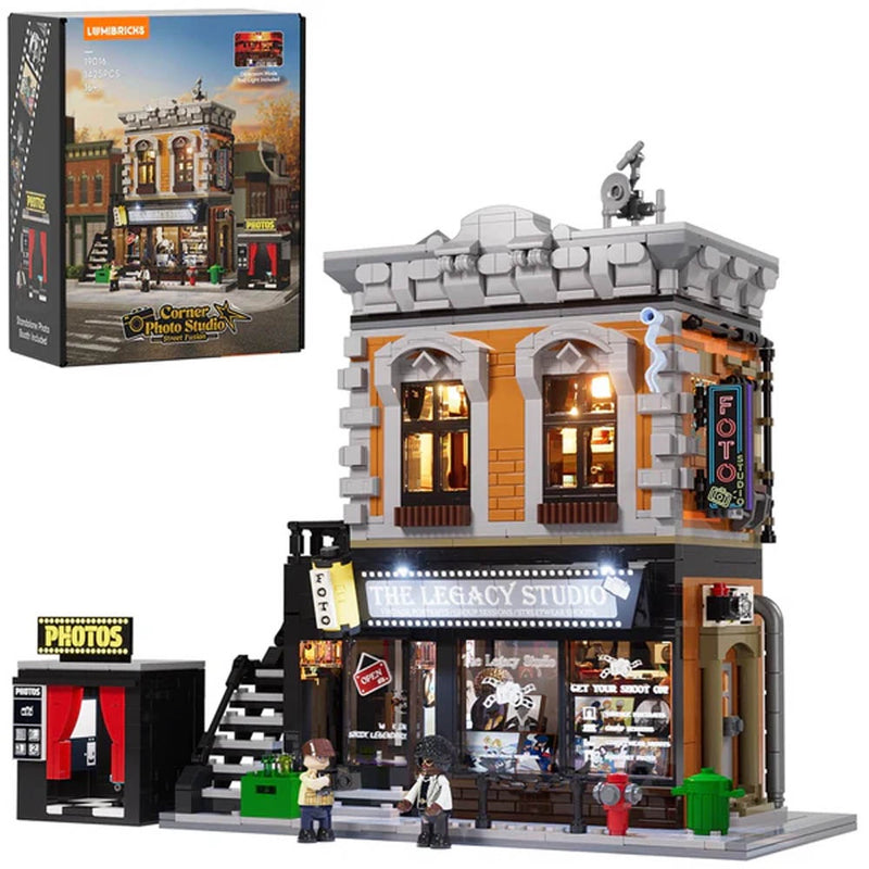 Lumibricks: Street Fusion - Corner Photo Studio Brick Kit