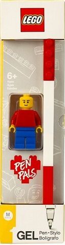 LEGO - Red Gel Pen with Minifigure
