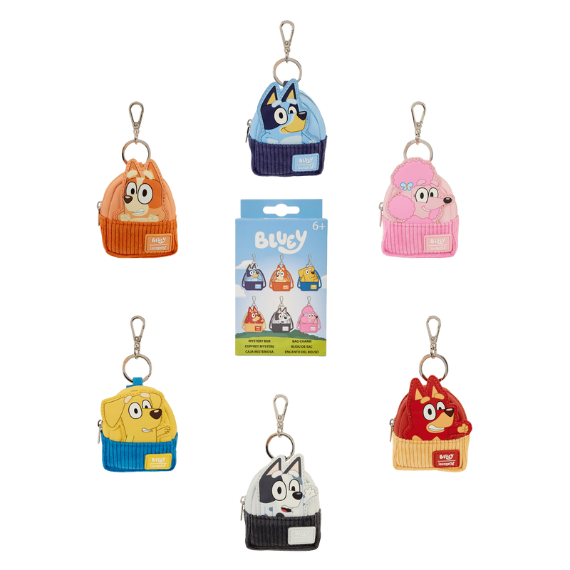 Bluey – Mystery Mini Backpack Keychain Charm Series Blind Box (Single)