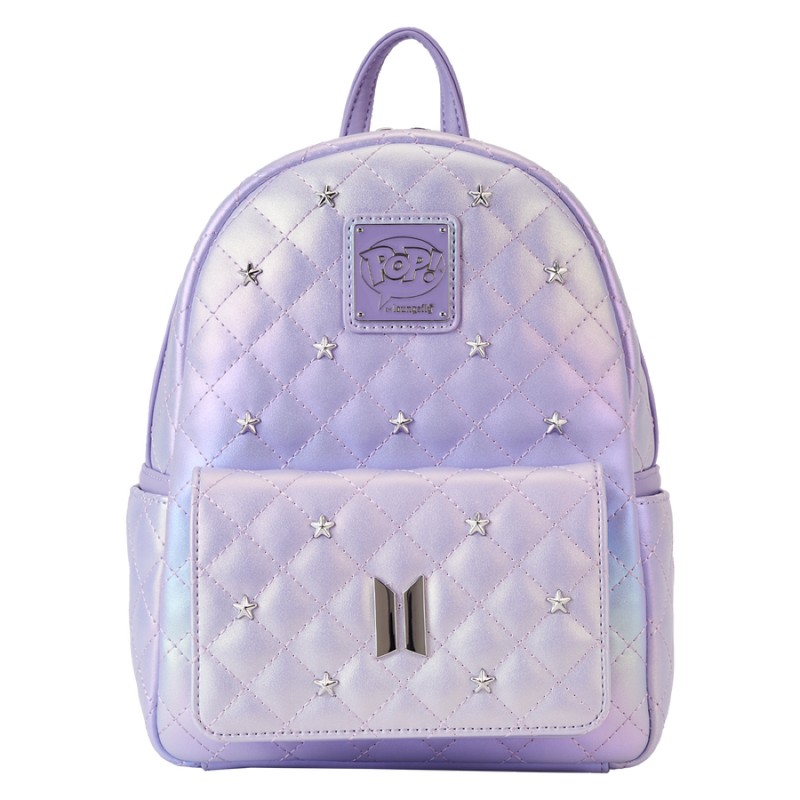 BTS - Funko Pop! By Loungefly BTS Logo Iridescent Purple Mini Backpack