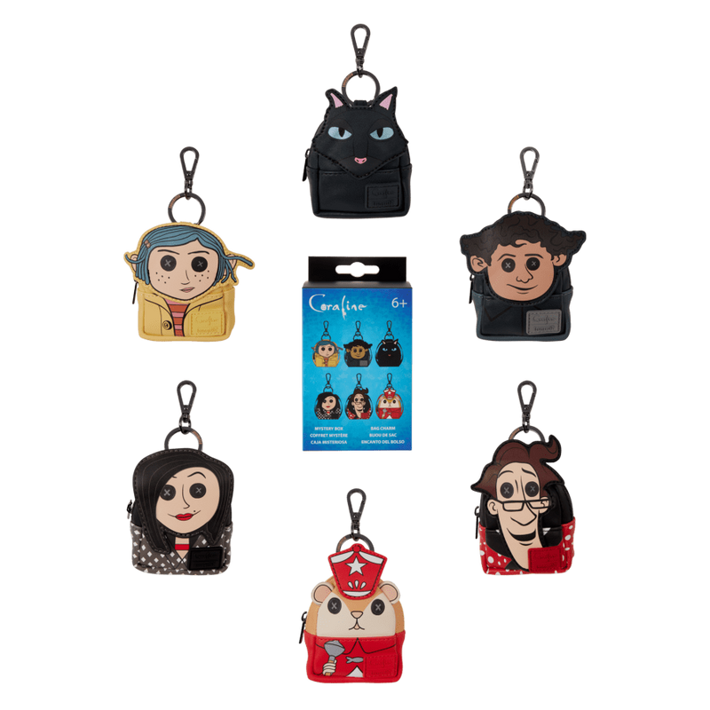 Coraline – Mystery Mini Backpack Keychain Charm (Single)