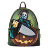 Halloween - Michael Myers Pumpkin Glow Mini Backpack (with Coin Bag)