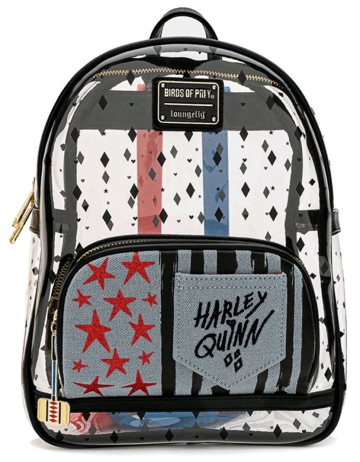 Birds of Prey - Harley Clear Mini Backpack