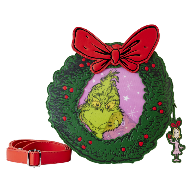 Dr Seuss - Dr. Seuss How the Grinch Stole Christmas! Wreath Crossbody