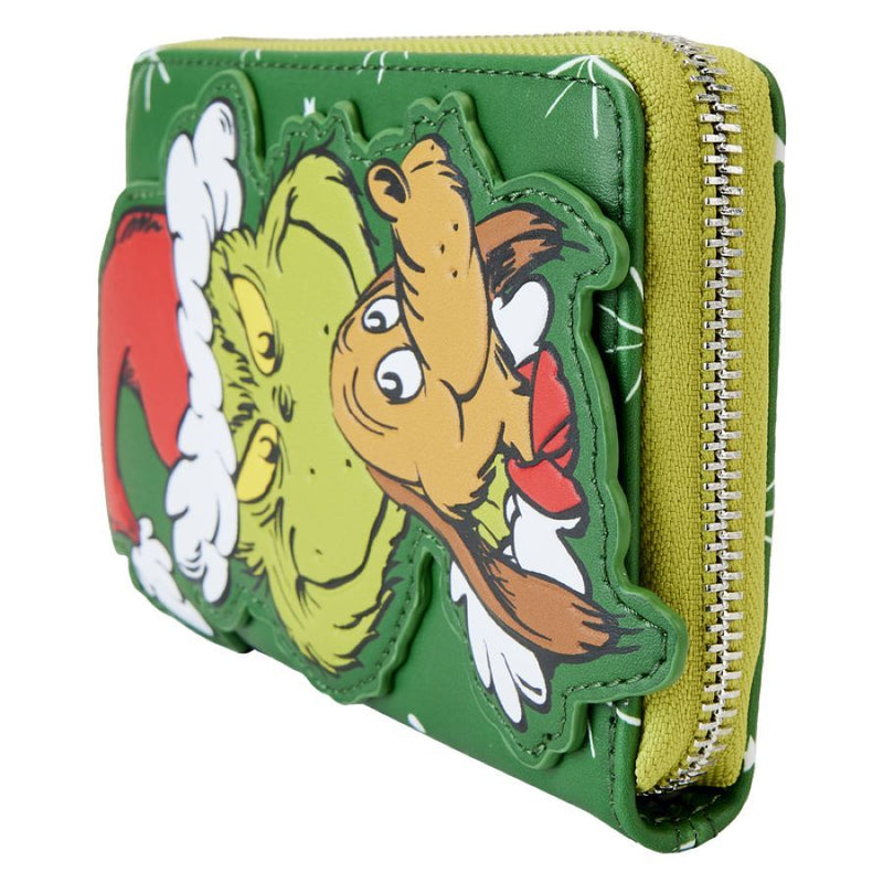Dr Seuss - Dr. Seuss How the Grinch Stole Christmas! Santa Cosplay Zip Around Wallet