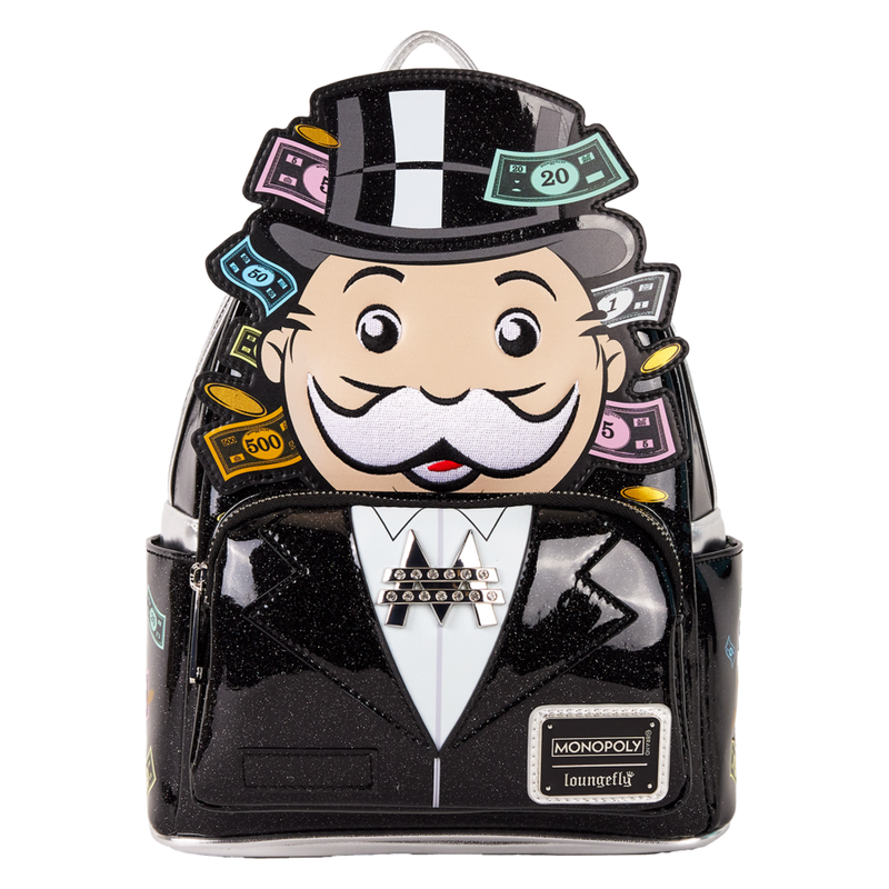 Monopoly 90th - Pennybags Glitter  Cosplay Mini Backpack
