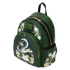 Harry Potter - Slytherin House Floral Tattoo Mini Backpack