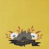 Harry Potter - Hufflepuff House Floral Tattoo Mini Backpack