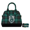 Harry Potter - Slytherin Patch Varsity Plaid Crossbody Bag