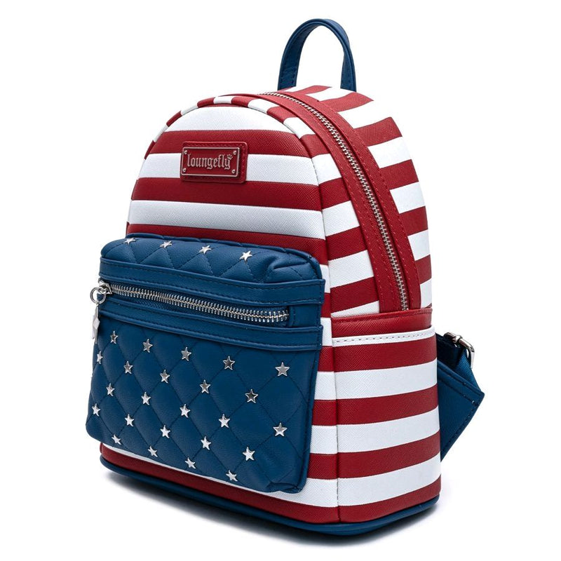 Loungefly - Americana Quilted Mini Backpack