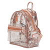 Loungefly - Clear Floral Mini Backpack