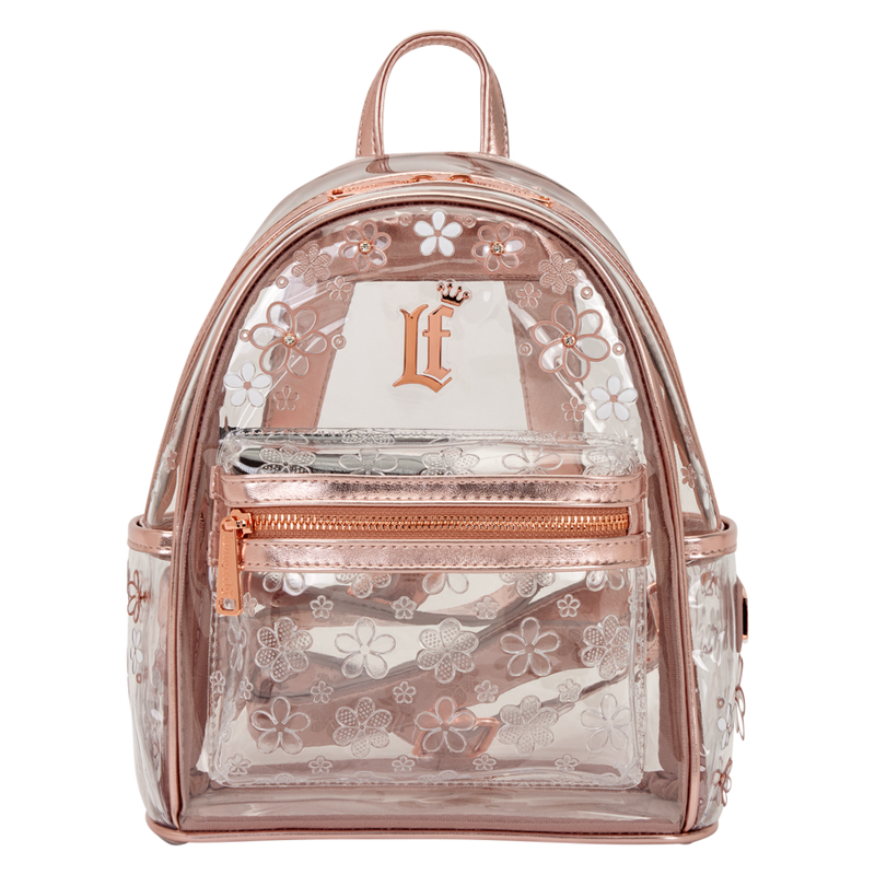 Loungefly - Clear Floral Mini Backpack