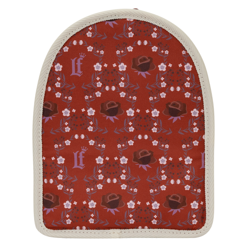 Loungefly - Cream & Red Floral Light-Up Mini Backpack Insert Organizer