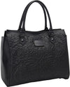 Loungefly - Black on Black Lattice Skull (US Exclusive) Tote Bag