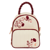 Loungefly - Cream & Red Floral Sling Bag