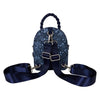 Loungefly - Denim Convertable Mini Backpack