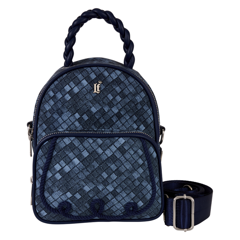 Loungefly - Denim Convertable Mini Backpack