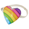 Lisa Frank - Logo Heart Detach Rainbow Mini Backpack