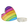 Lisa Frank - Logo Heart Detach Rainbow Mini Backpack