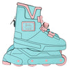 Barbie - Classic Barbie Figural Skate Crossbody Bag with Moving Wheels