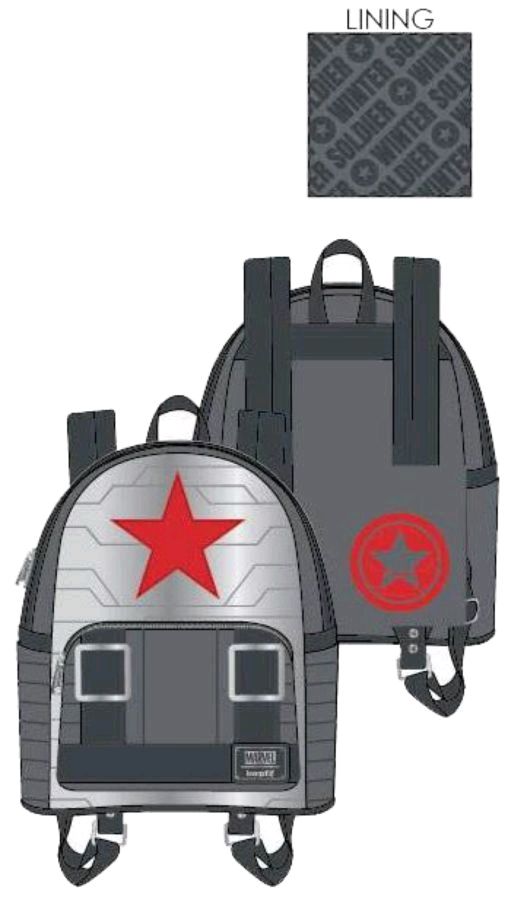 Captain America - Winter Soldier Costume Backpack
