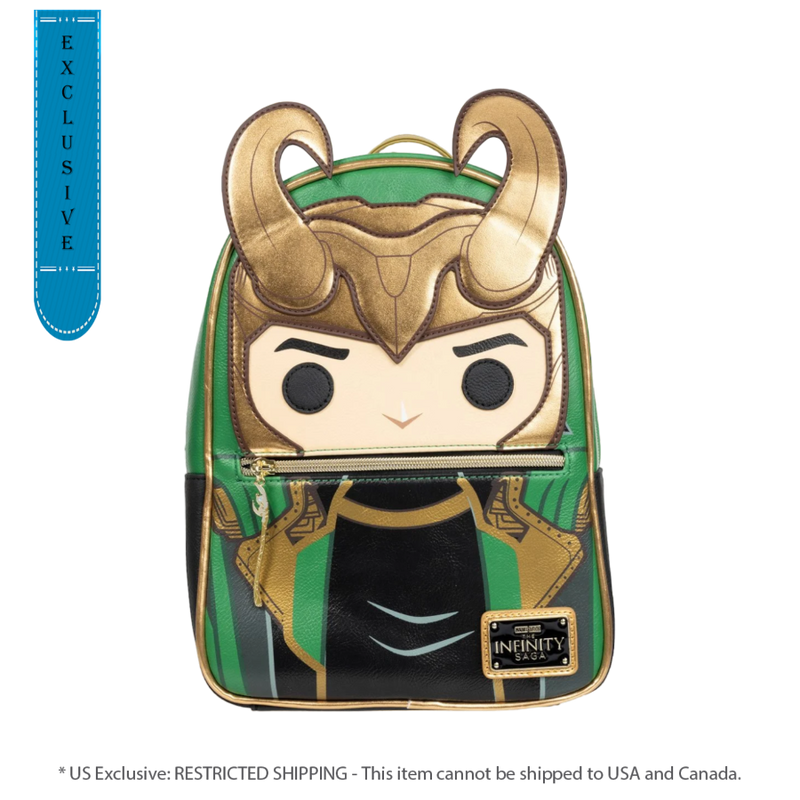 Marvel Comics - Loki Pop! by Loungefly (US Exclusive) Mini Backpack