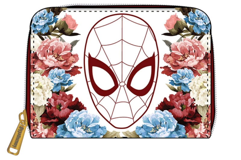 Spider-Man - Floral Zip Purse