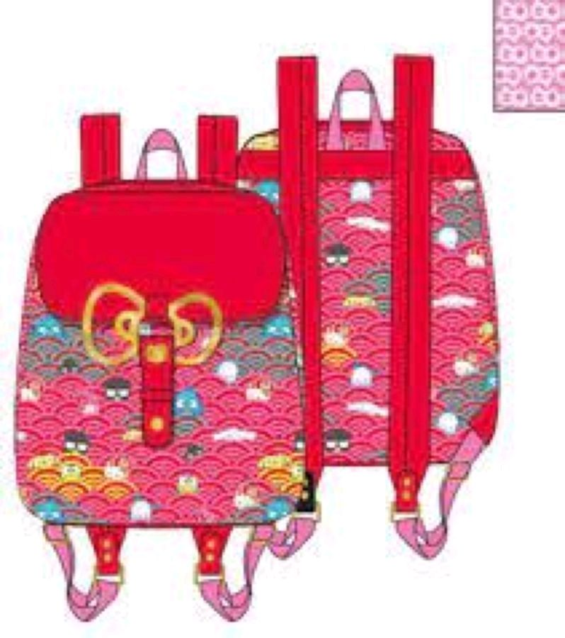 Sanrio - 60th Anniversary Gold Bow Mini Backpack
