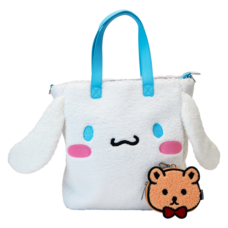 Sanrio - Cinnamoroll Sherpa Tote Bag with Coin Bag