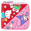Sanrio - Hello Kitty & Friends Color Block Zip Wallet