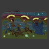 Scooby Doo - Psychedelic Monster Chase Glow Flap Wallet