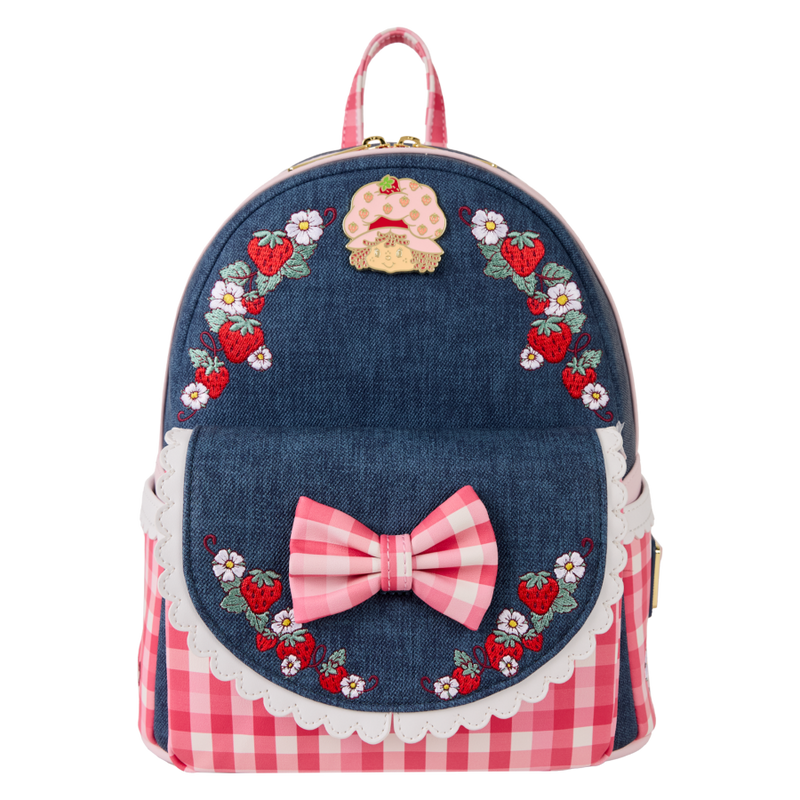 Strawberry Shortcake - Faux Denim Mini Backpack