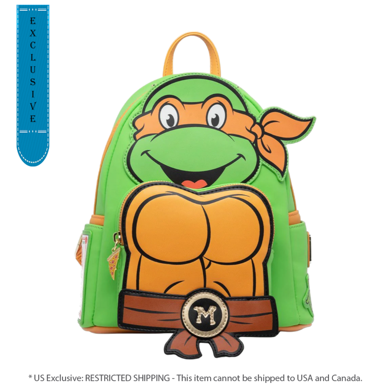 Teenage Mutant Ninja Turtles (TV 1987) - Michaelangelo Cosplay (US Exclusive) Mini Backpack