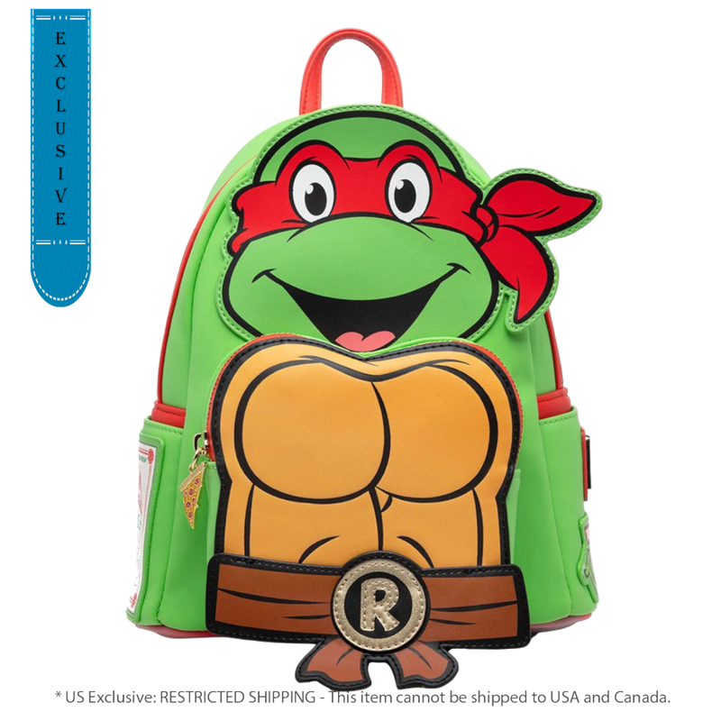Teenage Mutant Ninja Turtles (TV 1987) - Raphael (US Exclusive) Cosplay Mini Backpack