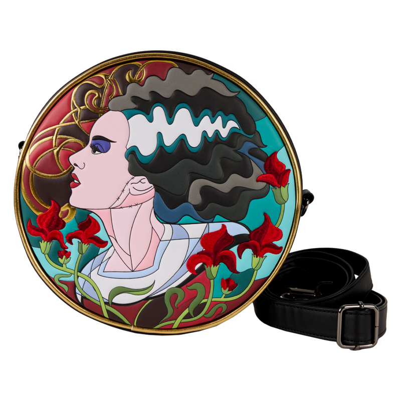 Universal Monsters - The Bride of Frankenstein Stained Glass Crossbody Bag