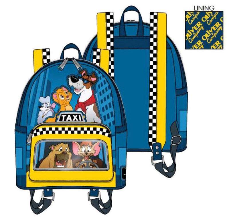 Oliver and Company - Taxi Ride Mini Backpack