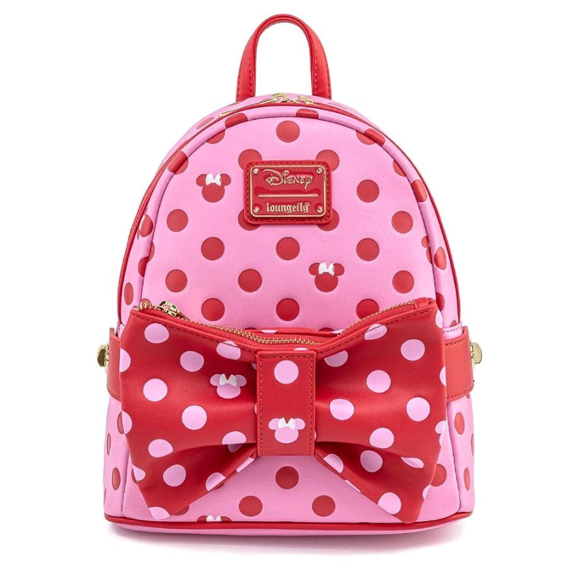 Mickey Mouse - Minnie Pink Bow Mini Backpack