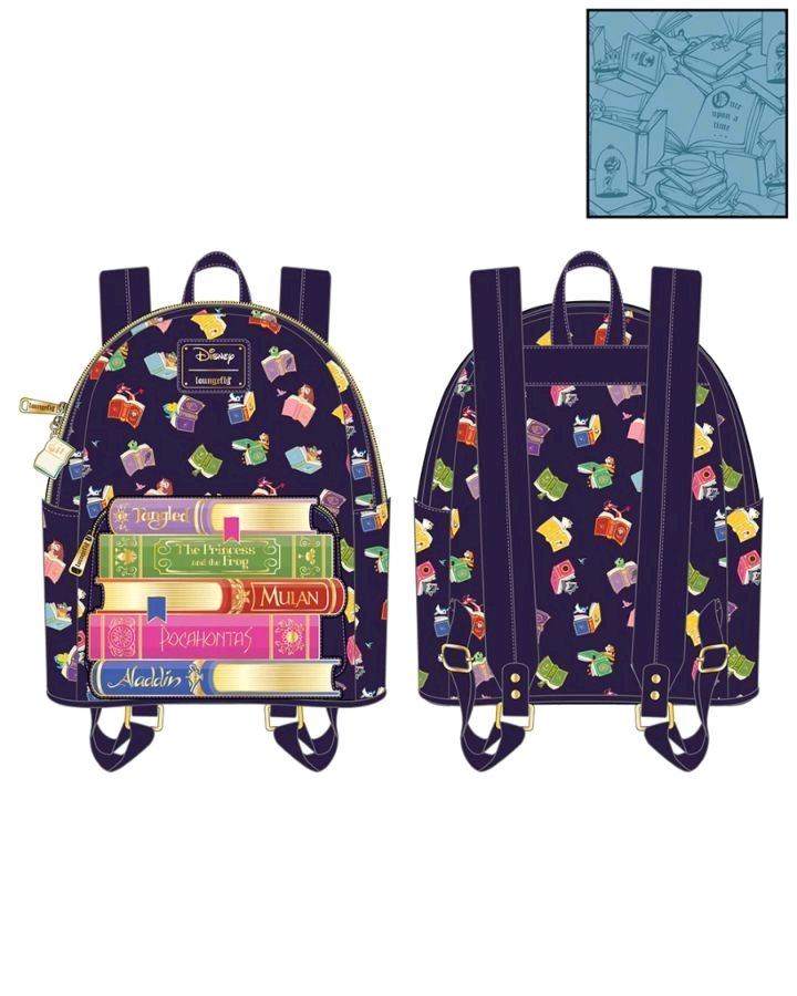 Disney - Princesses Books Mini Backpack