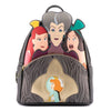 VILLAINS -  SCENE EVIL STEPMOTHER AND STEP SISTERS MINI BACKPACK