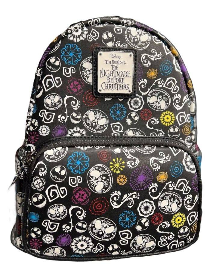 The Nightmare Before Christmas - Sugar Skull Art Print Glow (US Exclusive) Mini Backpack