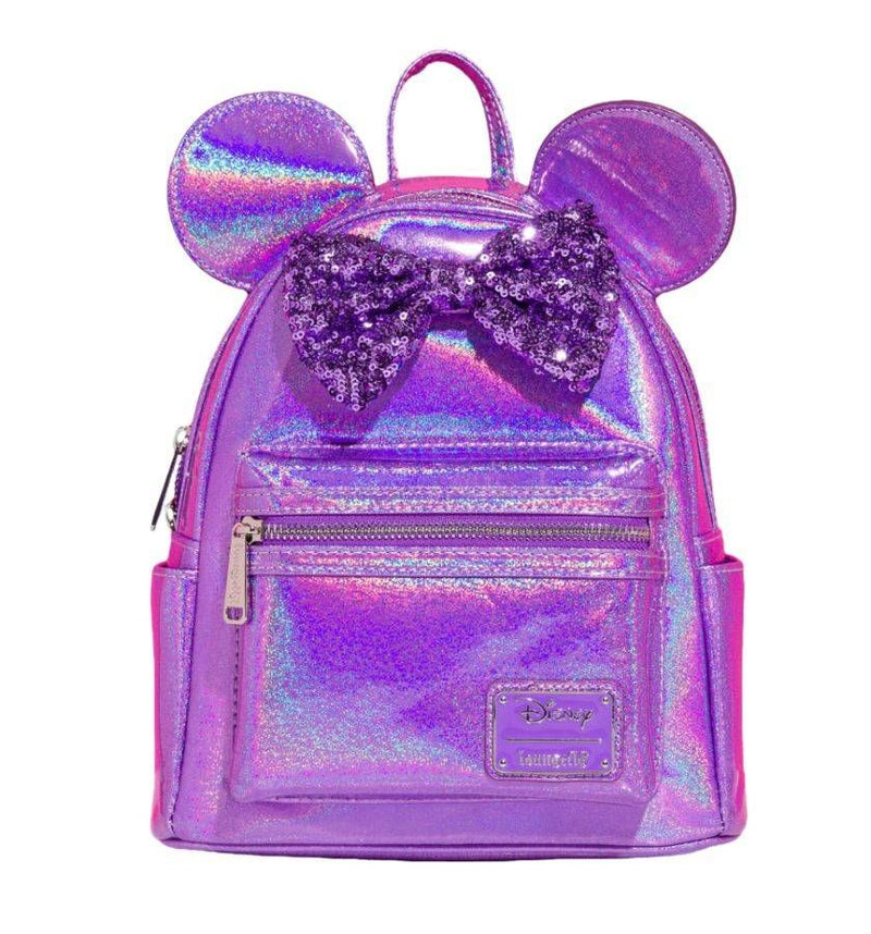 Disney - Minnie Mouse Purple Glitter (US Exclusive) Mini Backpack