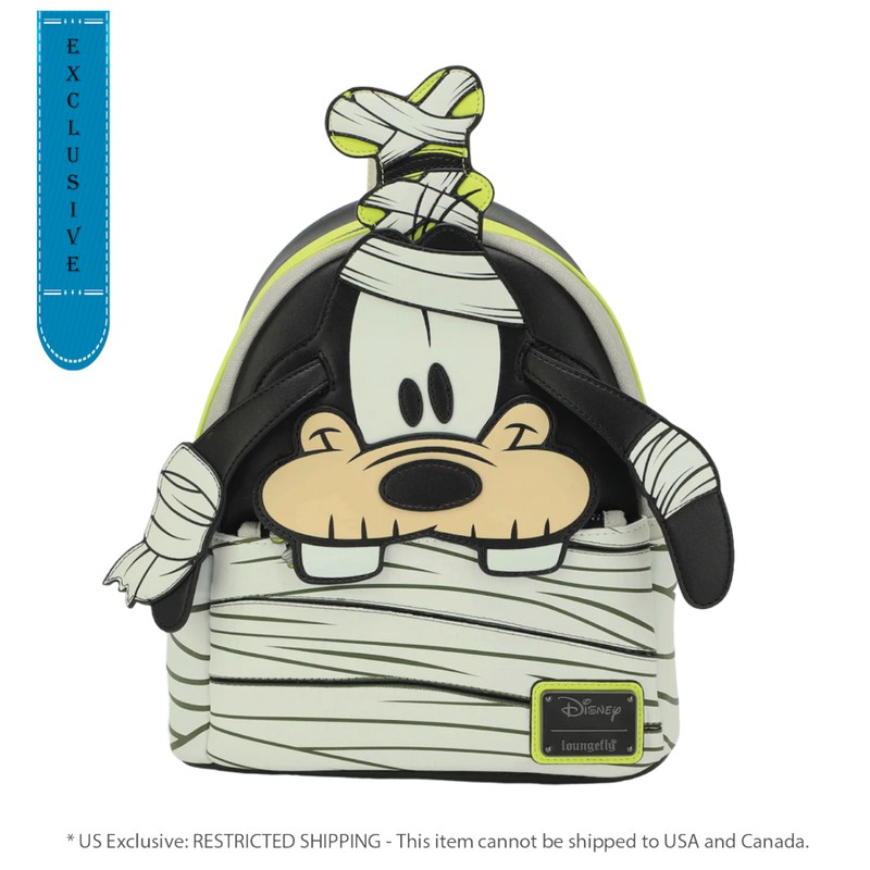 Disney - Mummy Goofy Mini (US Exclusive) Backpack UV Glow