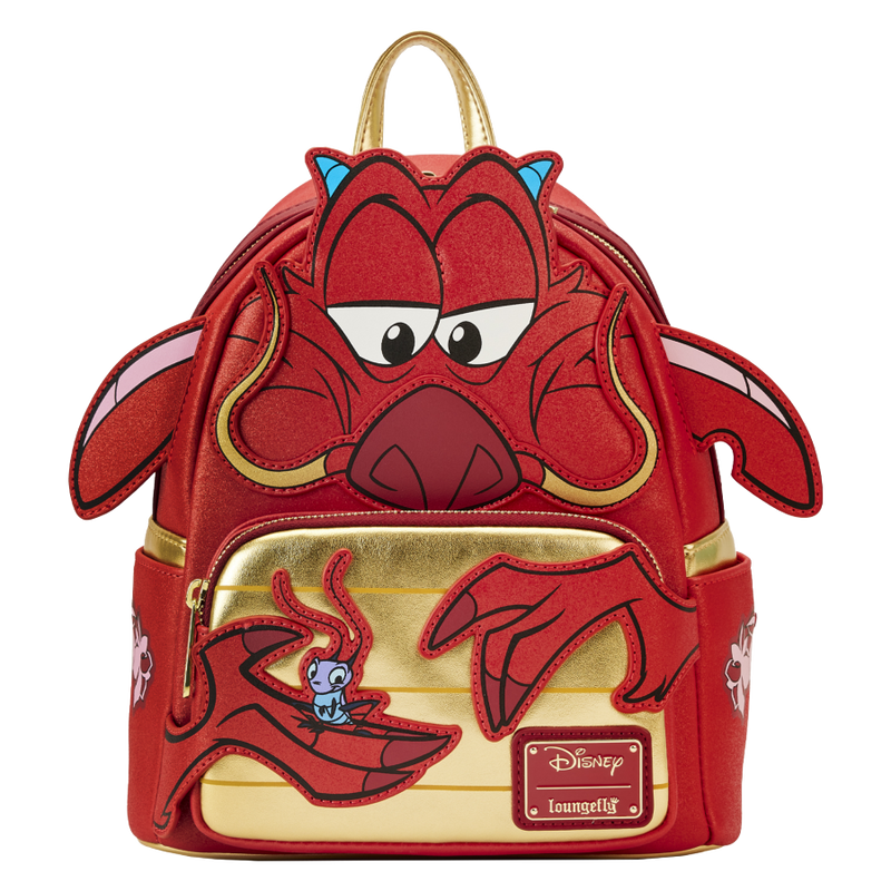 Mulan - 25th Anniversary Mushu Glitter Cosplay Mini Backpack